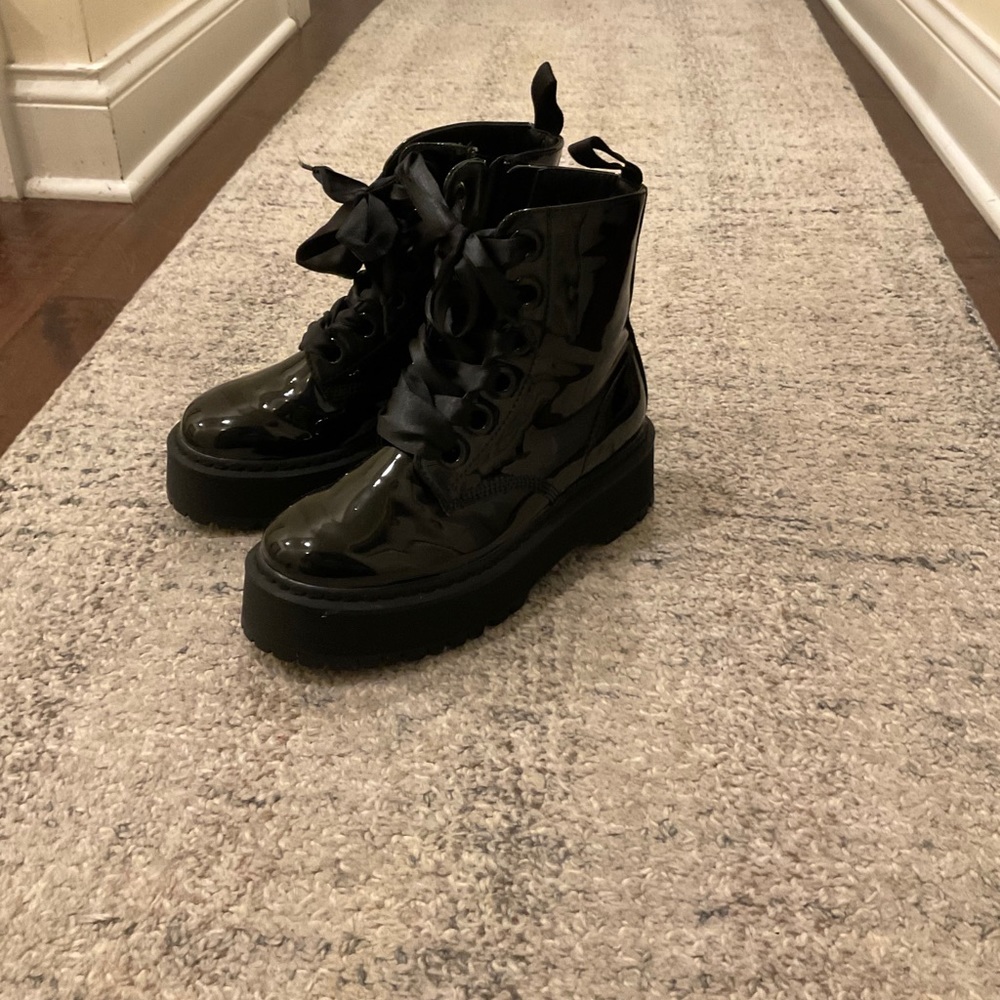 Forever 21 Patent Leather Boots